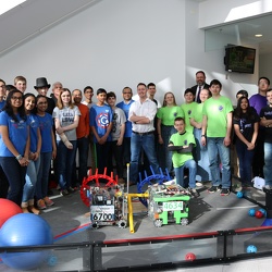 FIRST FTC Scrimmage with the X-Bots - Spring 2017